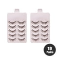 thumbnail image 2 of 10Pairs Lash Clusters, False Eyelashes, Eyelash Extensions, Natural Stylish Exquisite Makeup Extensions Eye Lashes for Women's Make Up, Black, 2 of 6