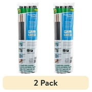 (2 pack) Duck Brand 12 ft. Long Foam Pipe Cover, Fits .75 in. Pipes, Black