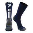 thumbnail image 2 of Navy/White Player Id Crew Number Socks (#70, Large), 2 of 2