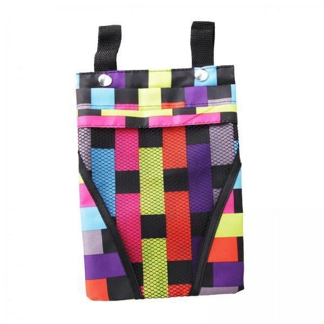 Bolsa de almacenamiento para bicicleta Sunnimix 2xScooter Bicicleta Frente Manillar Ciclismo Herramientas Cargador Bolsa Paquete Universal Entramado Colorido