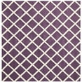 thumbnail image 6 of SAFAVIEH Chatham CHT718F Handmade Purple / Ivory Rug, 6 of 10
