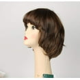 thumbnail image 4 of European Human Hair Freeda Wig Brown Olivia Feathered With Reddish Highlights 3068, 4 of 4