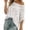White, variant on Women's Breathable Hollow Out Knit T-Shirt Casual Round Neck Short Sleeve Top For Daily Beach Wear Oversized T-shirts Short Sleeve Crewneck Casual Tops
