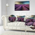 thumbnail image 3 of Designart 12" x 20" Purple Polyester Throw Pillow, 3 of 5