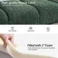 thumbnail image 6 of Boucle End of Bed Bench Upholstered Modern Bedroom Bench Channel Tufted Window Bench Comfy Long Ottoman for Living Room/Hallway/Indoor, 6 of 8
