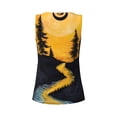 thumbnail image 5 of Lsque Sunset River Pine Trees Printed Workout Tank Tops for Women, Athletic Sports Tank Tops, Compression Sleeveless Dry Fit Shirts,Sleeveless Yoga Shirt-Medium, 5 of 9