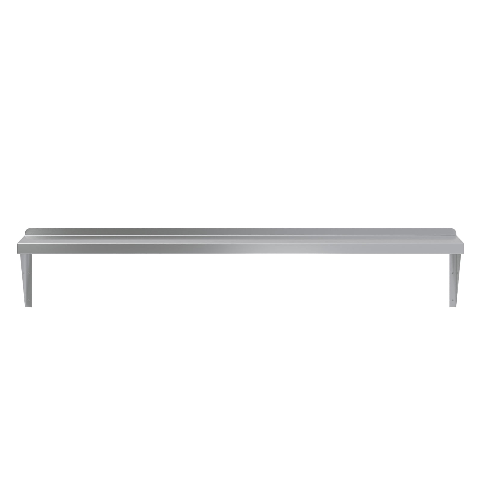 AmGood 12" Width x 60" Length | Stainless Steel Wall Shelf | Square Edge | Metal Shelving | Heavy Duty | Commercial Grade | Wall Mount | NSF Certified