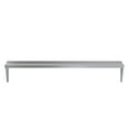 thumbnail image 2 of AmGood 12" Width x 60" Length | Stainless Steel Wall Shelf | Square Edge | Metal Shelving | Heavy Duty | Commercial Grade | Wall Mount | NSF Certified, 2 of 7