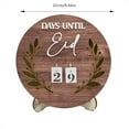 thumbnail image 3 of LILELIS Round Card Holder DIY Countdown Calendar Home Decoration. Ramadhan Eid Wooden Acrylic Table Holiday Countdown 31 Days Style Home Desktop Candy Corn Ornament Small for Trees, 3 of 8