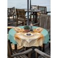 thumbnail image 2 of Outdoor Tablecloth with Umbrella Hole for Patio/Picnic/Party/Camping, Green Dog Waterproof Table Cloth Round Cover Washable, Funny Animals Modern Art (Dia 60"), 2 of 8