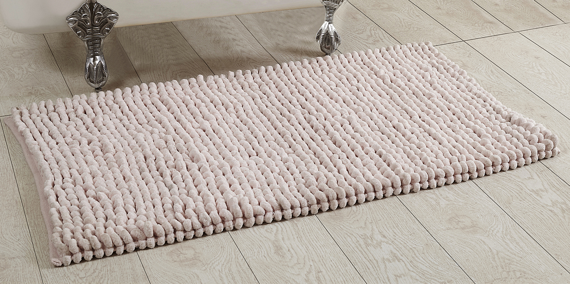 Better Trends Noodle Tufted Bath Mat Rug 100 Micro Polyester, 27" x 45