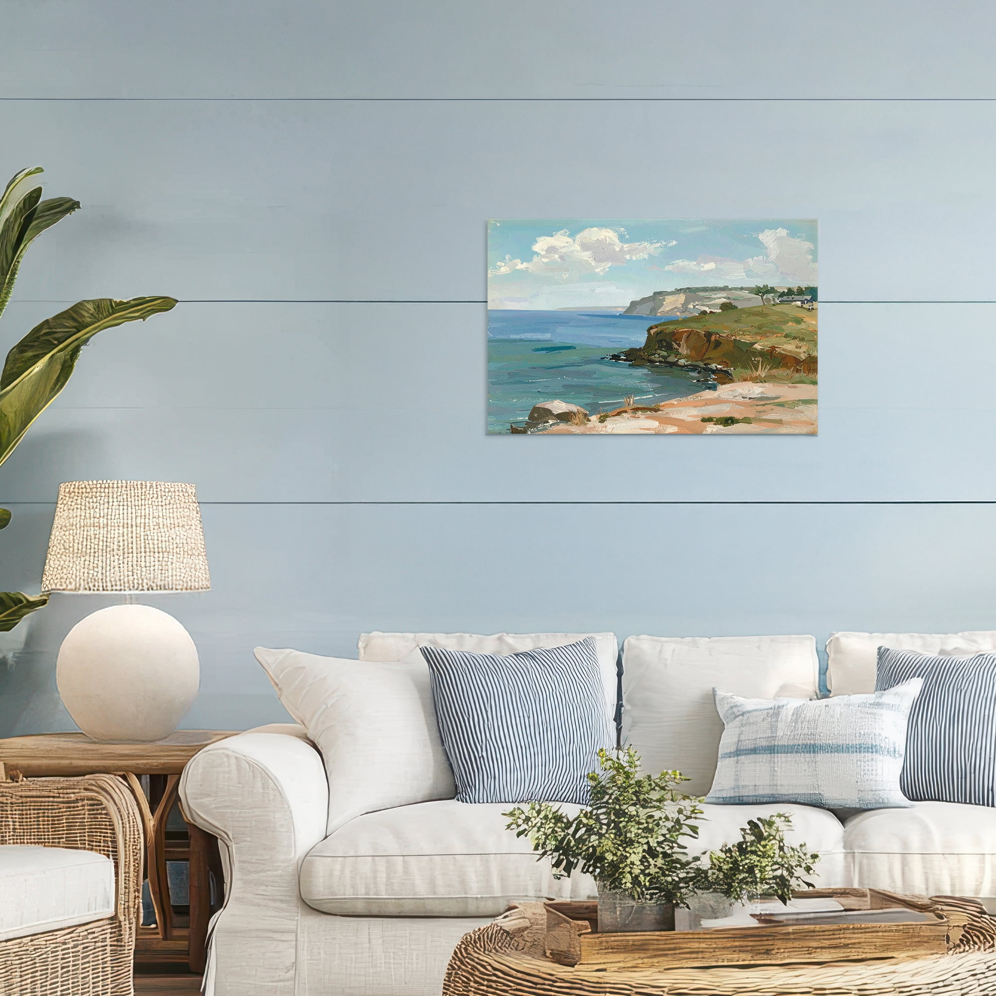 Stupell Industries Along The Shore Scenery Canvas Wall Art, design by Alonza Saunders