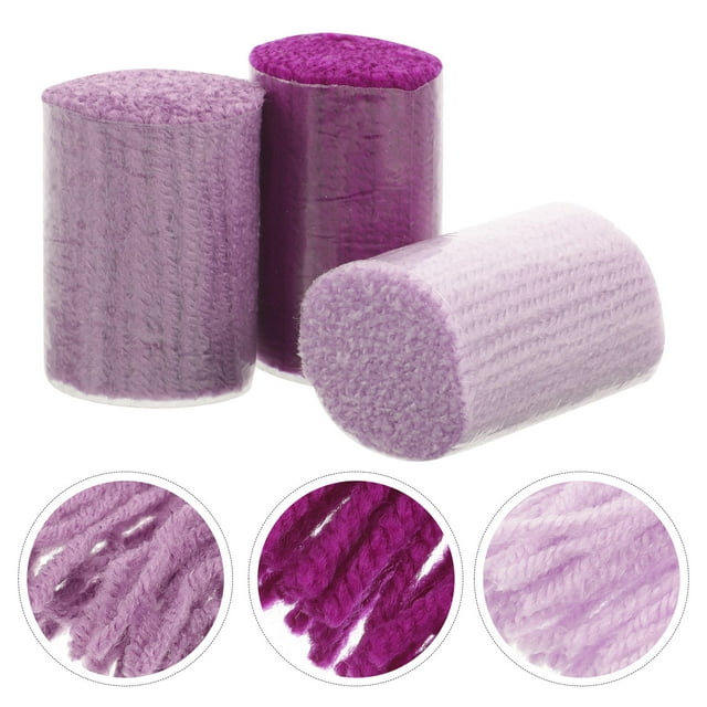 UPOUART 6Ud Hilo Para Ganchillo Color Morado Ideal Para Cojines Mantas Y DIY