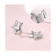 thumbnail image 5 of "2 Pzs Aretes Plata 925 Arracadas Estrella Regalo Para Mujer  BELUG Plateado ", 5 of 5
