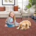 thumbnail image 6 of Ataucjin Area Rug 8x10 Machine Washable Modern Solid Jacquard Textured Area Rug for Living Room Bedroom Farmhouse Yarn Dyed Non-Slip Stain Resistant Accent Rug Carpet for Living Room Bedroom, 6 of 9