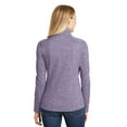 thumbnail image 2 of Port Authority Ladies Digi Stripe Fleece Jacket-XL (Purple), 2 of 6