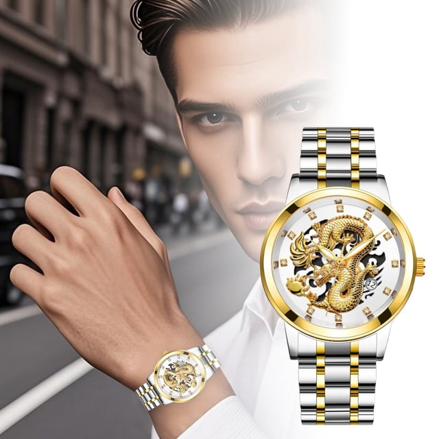Reloj de Pulsera Para Hombre, Original A Estrenar Correa Metalica Hombre, Moderno, Casual, Deportivo Reloj de Pulsera,Reloj Digital Multifuncional para Hombres, Deportes, Correr B,metal