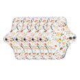 thumbnail image 1 of 5 Pcs Serviette Hygiénique Lavable Respirante Motif Fleur Super Absorbante Réutilisable Coton Protège-Slip S, 1 of 6