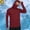 Wine, variant on Men's Angler UPF 50 UV Protection Sun Hoodie Regular Fit Solid Color Hooded Long Sleeve with Thumb Holes and Watch Cutout Quick Dry Top Blue XL