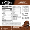 thumbnail image 3 of Syntrax Goliath Mass Gainer Protein Powder, Undenatured Whey & Micellar Casein, Chocolate, 12 lb, 3 of 5