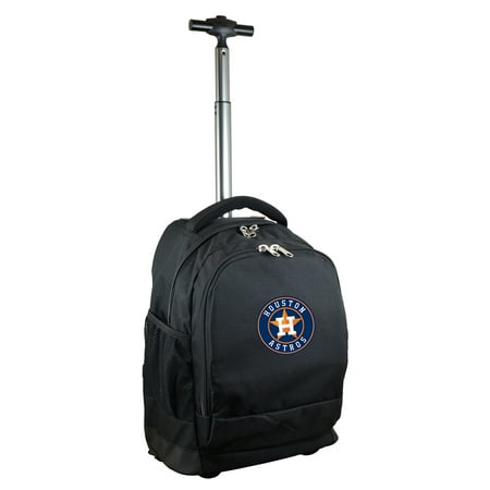 - Houston Astros 19'' Premium Wheeled Backpack - Black - No Size