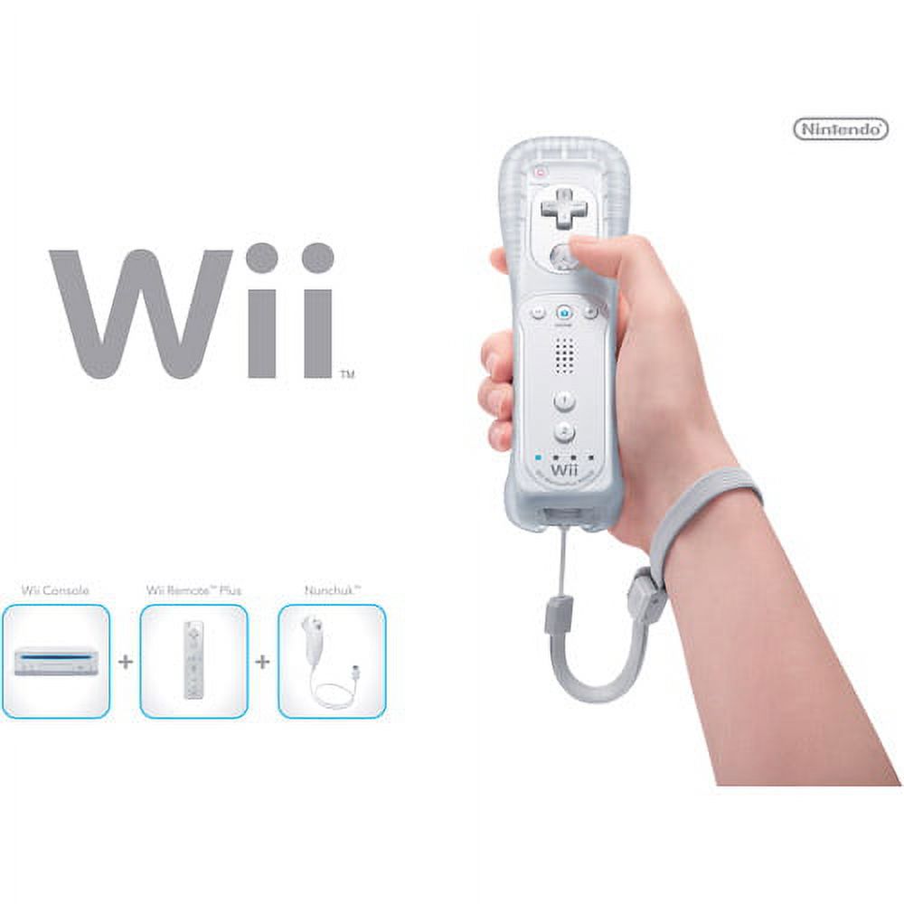 Restored Nintendo Wii Console, White (Refurbished) - image 3 of 3