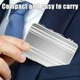 thumbnail image 5 of Mini Aluminum Business Card Holder Suitcase Aluminum Business Card Case Briefcase Card Holder Waterproof Pocket Credit Holder Box, 5 of 5