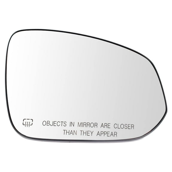 TRQ Exterior Heated Mirror Glass w/ Backing Plate RH for Highlander MGA07285 Fits select: 2014-2019 TOYOTA HIGHLANDER