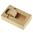 thumbnail image 3 of yuksok Leather Edge Dye Oil Roller Box Applicator Craft Tools Brass + 2 Rollers DIY, 3 of 8