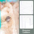 thumbnail image 3 of Acrylic Hamster Ladder Clear Small Animal Climbing Ladder Hamster Cage Landscaping Ladder, 3 of 7