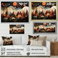 thumbnail image 4 of Designart "New York City Midcentury composition V" City New York Floater Framed Wall Art Print, 4 of 7