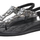 thumbnail image 4 of Sandalias Mujeres Flat Open Toe cómodo para la playa de verano (40) Negro, 4 of 9