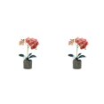 thumbnail image 2 of Orquídea artificial Bearachild Bonsái Simulación en maceta Phalaenopsis Decoración para el hogar Color brillante, 2 of 6