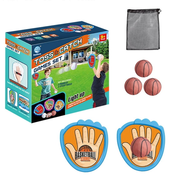 B Light Up Sticky Target Throwing Toy For Kids Outdoor Games And Group Activities Fun And Interactive Parent Child Play Durable Safe Material Great For Backyard And Park Adventures