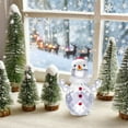 thumbnail image 5 of RuiJiao Clear Glass Crystal Christmas Snowman Ornament for Festive Home Decor and Gift Giving, 5 of 8