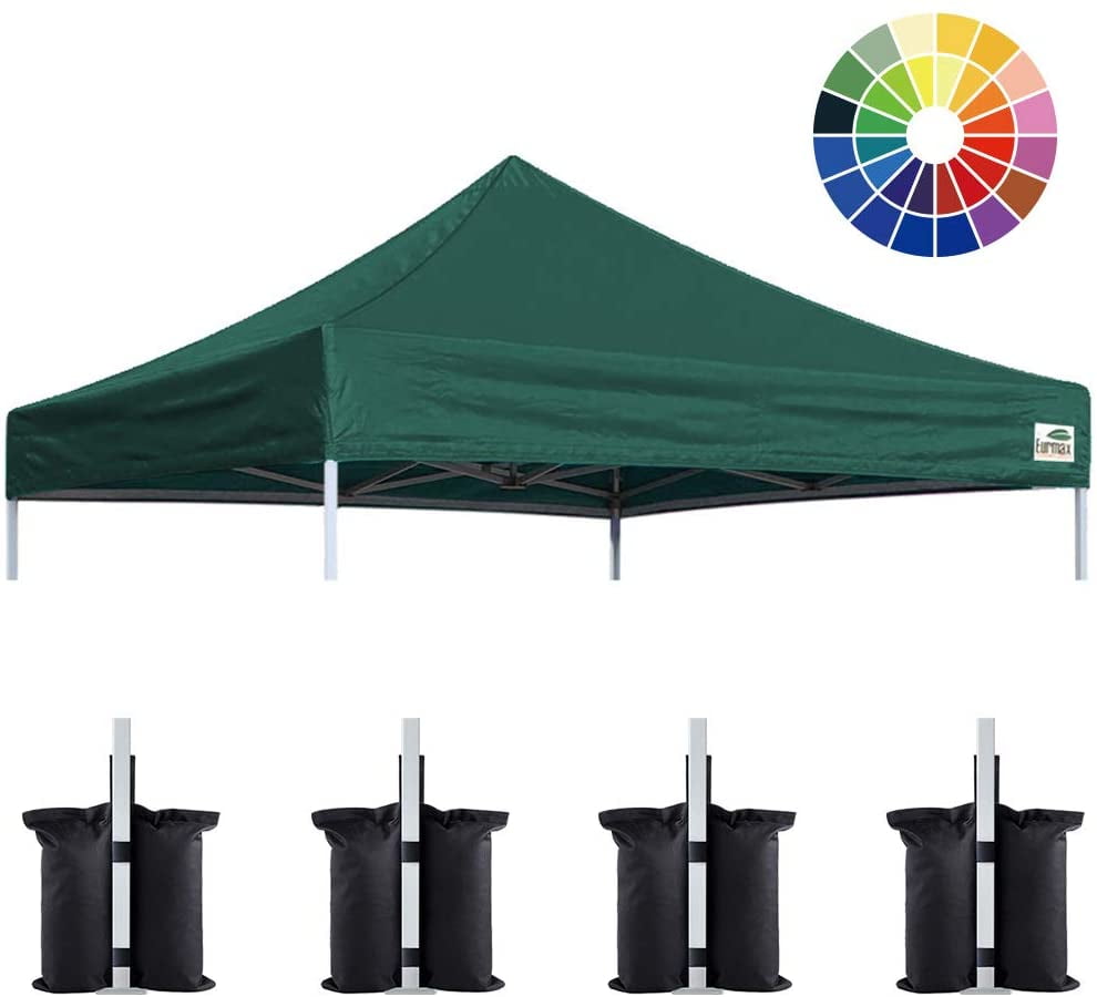 Eurmax New 10x10 Pop Up Canopy Replacement Canopy Tent Top Cover