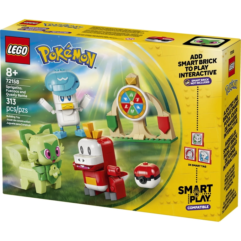 LEGO Pokémon SMART Play: Sprigatito, Fuecoco and Quaxly Battle