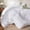 Bright White, variant on Ruvanti Queen Size Cotton Duvet Cover Set - Sky Blue 3 Pieces with Button Closure, 92x96 inches