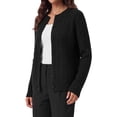 thumbnail image 3 of Sundazz Cable Knit Cardigan Sweaters for Women Long Sleeve Button Down Sweaters Fall Winter Clothes, 3 of 7