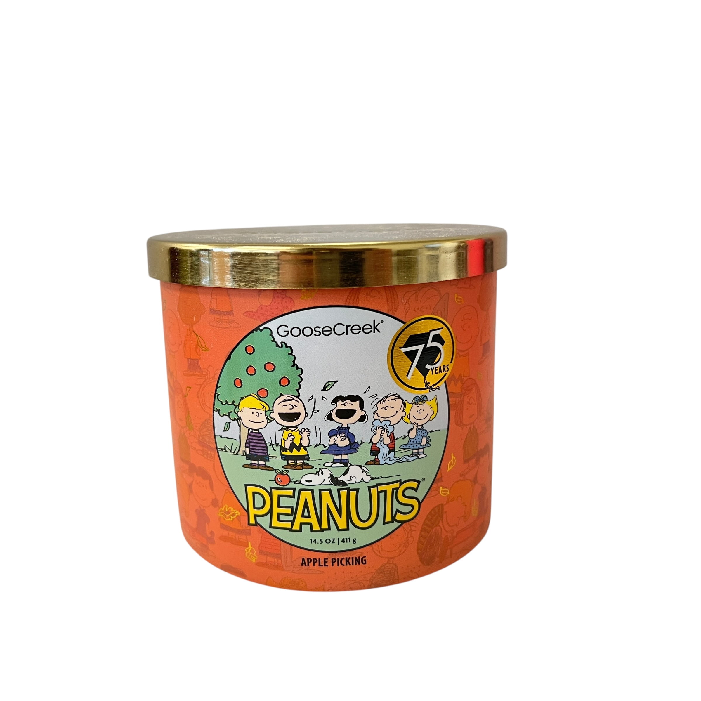 Goose Creek Apple Picking Scented 3 Wick Candle 14.5 oz