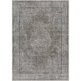 thumbnail image 3 of Well Woven Odette Flatweave Persian Medallion 5'3" x 7'3" Area Rug Gray, 3 of 7