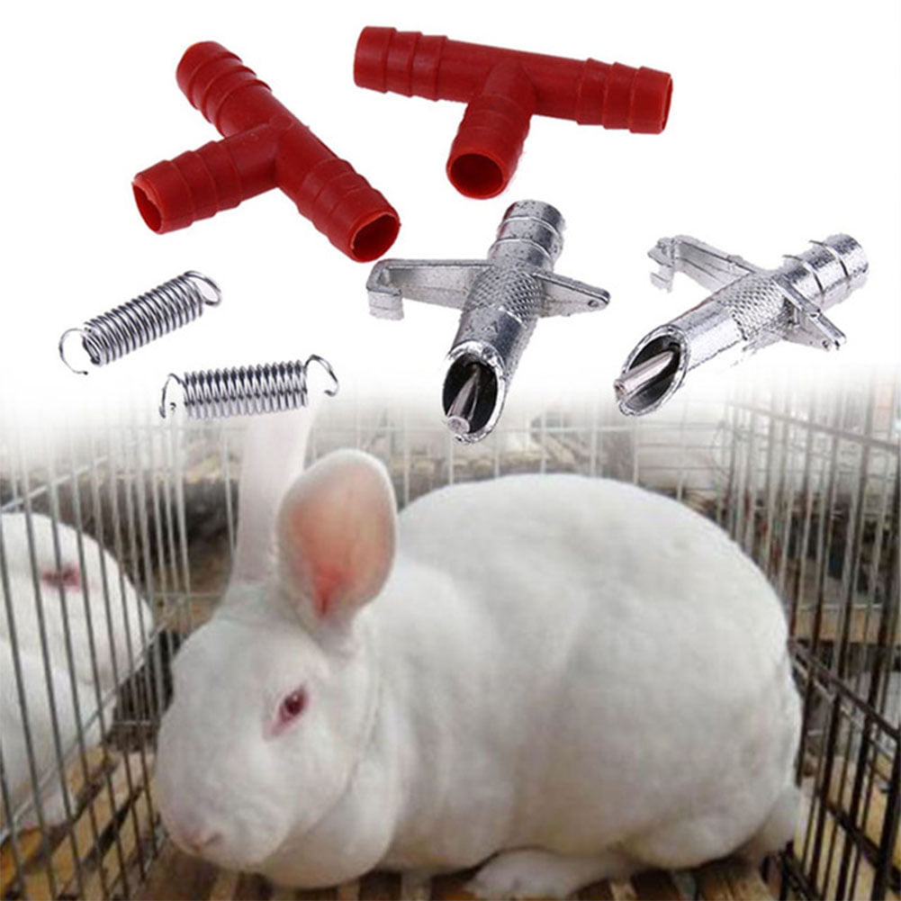 20Pcs Automatic Rabbit Drinker Bunny Rodent Poultry Watering System Nipple Tool Farm Accessory Rat Mouse Feeder