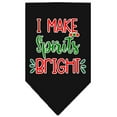 thumbnail image 3 of Christmas Pet and Dog Bandana Screen Printed, "I Make Spirits Bright", 3 of 10