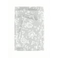 thumbnail image 6 of Ultra Soft & Breathable Wrinkle Free Bed Sheets Set - Light Gray Farmhouse Rose for Twin Size Bedding by Comfort Canopy, 6 of 11