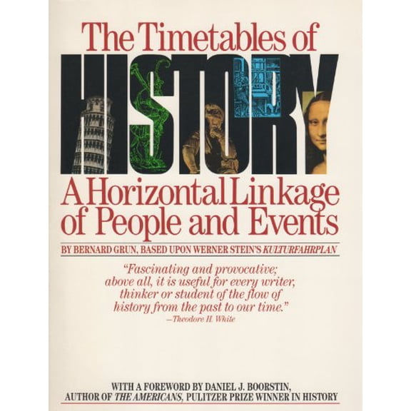 Pre-Owned The Timetables of History: A Horizontal Linkage of People and Events by Bernard Grun (1982-04-23), 9780671249885, 0671249886, Paperback, Updated edition
