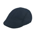 thumbnail image 4 of Gorra plana de malla transpirable para hombre, ideal para pescar en verano, para personas de mediana edad y mayores. Armada, 4 of 9