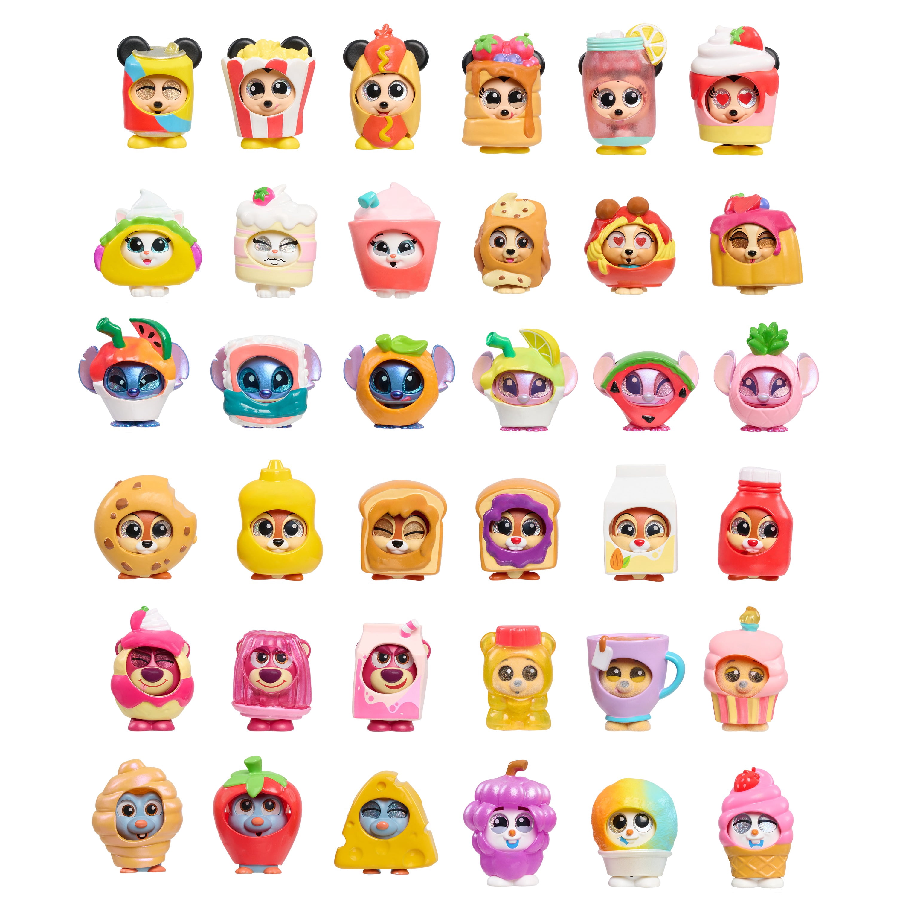 Disney Doorables Costume Foodies Collectible Figures, Includes 2 Mini Toy Figures, 36 to Collect, Kids Toys for Ages 5 and up