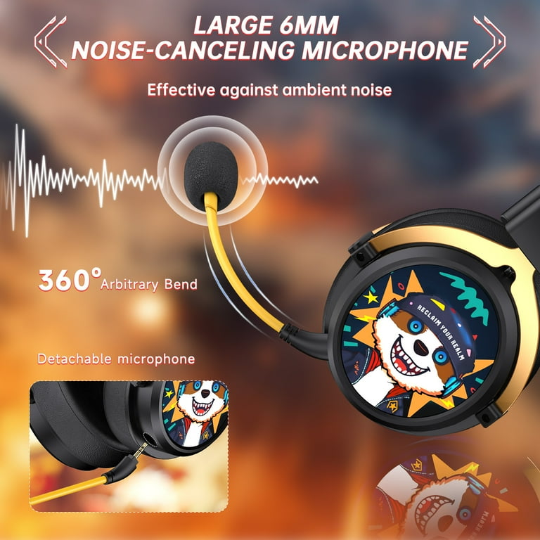 Wireless Gaming Headset for PS5, PC, PS4, Switch, Mac, UDH