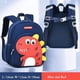 thumbnail image 2 of Mochila para niños pequeños con correa Mochila de dinosaurio para niños pequeños en edad preescolar para niños y niñas (dinosaurio azul rojo), 2 of 5