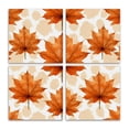 thumbnail image 2 of OWNSERIES Maple leaves Pattern Pattern 4PC Frameless Canvas Wall Art Paintings for Living Room Canvas Print Wall Artworks Bedroom Decoration, 2 of 5